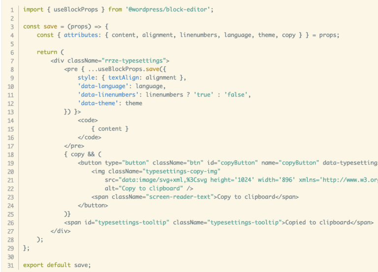 Neues Plugin RRZE-Typesettings für die Darstellung von Code